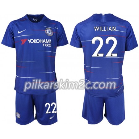 Koszulka Chelsea WILLIAN 22 Dziecięca Główna 2018-2019 - Koszulki Piłkarskie